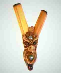 Kuripe Bambu Totem Aquila e pietre magiche