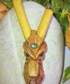 Kuripe Bamboo Totem WOLF