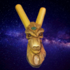 Kuripe_Bambu_Totem_LUPO_Amuleto_con_pietre_potenti